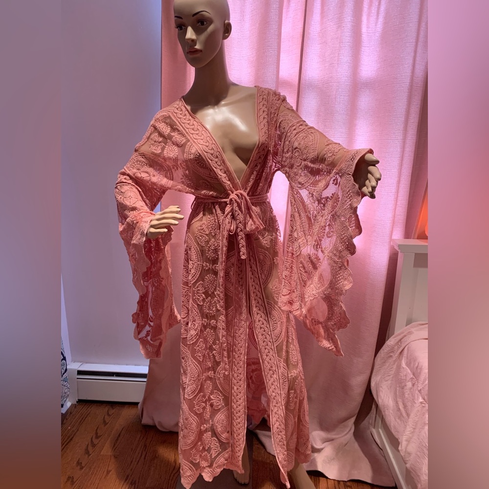 Jen’s Pirate Booty cover up/lace wrap/robe